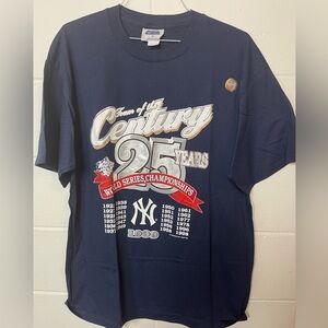 1999 New York Yankees Team of the Century T-Shirt XL World Series Champions